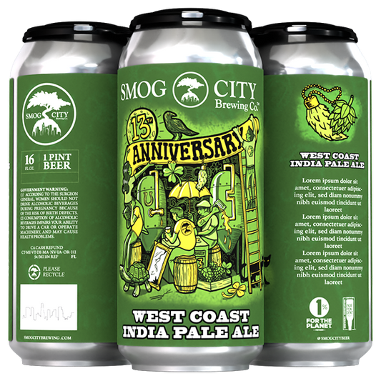 Smog City 13th Anniversary IPA (473ml) / 13周年 IPA