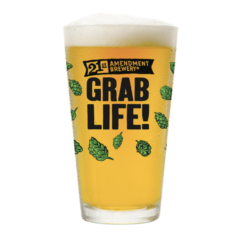 21st Amendment Goods Grab Life Glassware – Antenna America