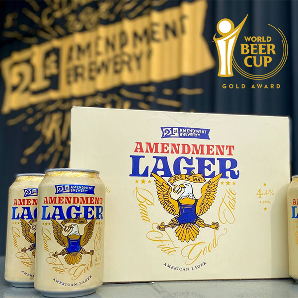 21st Amendment Brewery Amendment Lager (355ml) / アメンドメント ラガー