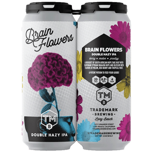 Trademark Brewing Brain Flowers Hazy DIPA (473ml) / ブレイン フラワーズ【12/12出荷】