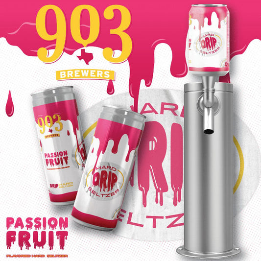 903 Brewers Drip Hard Seltzer: Passion Fruit (355ml) / ドリップ ハードセルツァー:パッションフルーツ