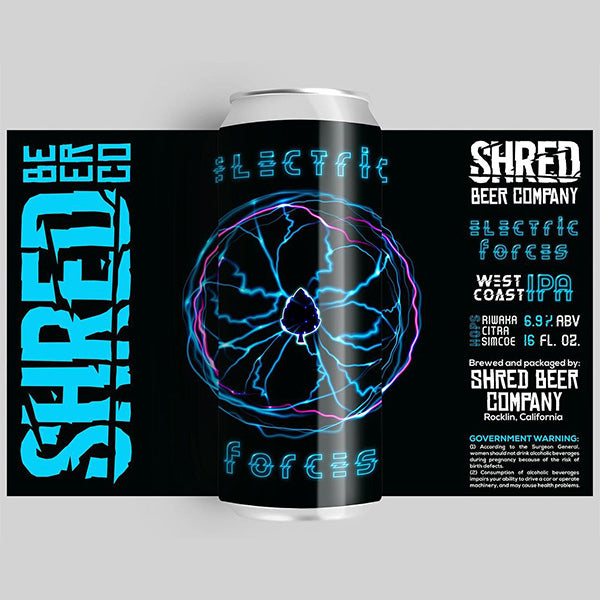 Shred Beer Company Electric Forces WC IPA (473ml) / エレクトリック フォース