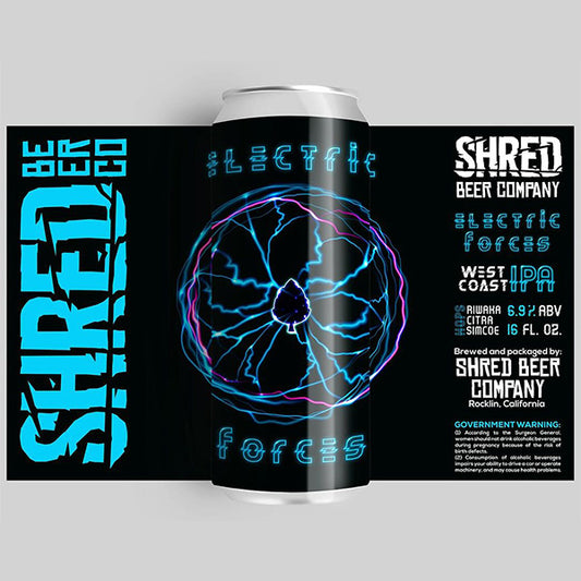 Shred Beer Company Electric Forces WC IPA (473ml) / エレクトリック フォース【7/18出荷】