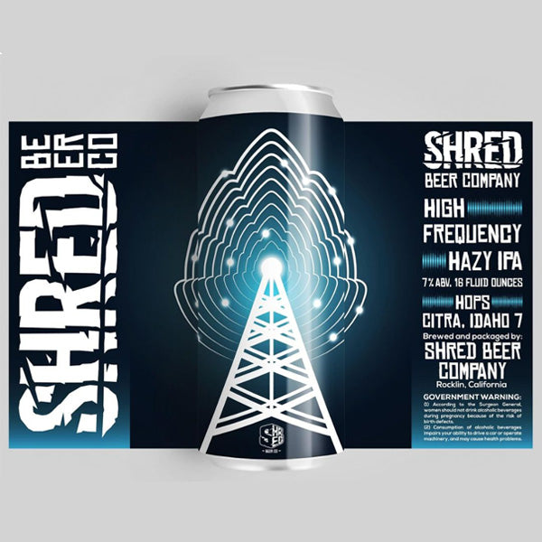 Shred Beer Company High Frequency Hazy IPA (473ml) / ハイ フリーケンシー