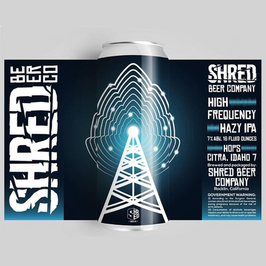 Shred Beer Company High Frequency Hazy IPA (473ml) / ハイ フリーケンシー【7/18出荷】