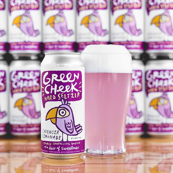 Green Cheek Lavender Hard Sparkling Lemonade (473ml) / ラベンダー ハードスパークリング レモネード