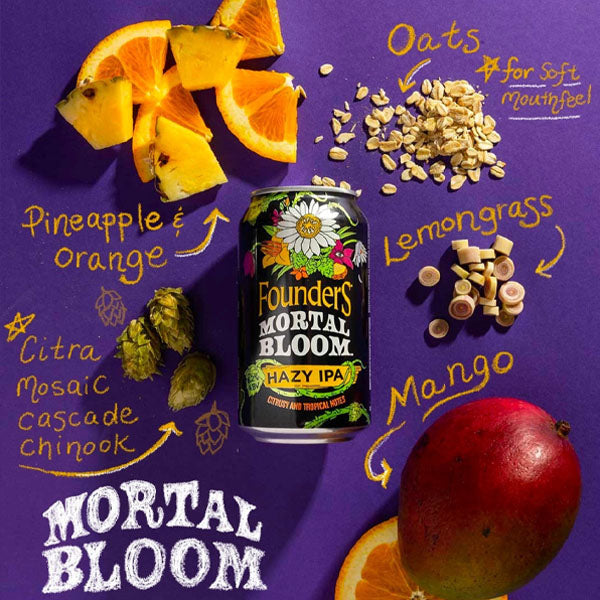 Founders Mortal Bloom Hazy IPA (355ml) / モータル ブルーム