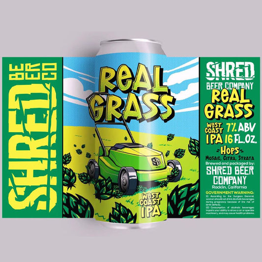 Shred Beer Company Real Grass WC IPA (473ml) / リアル グラス【7/18出荷】