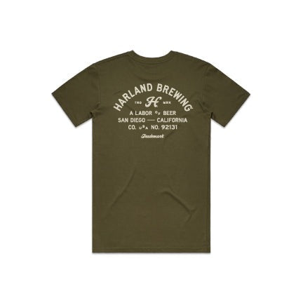 Harland Pocket T-Shirt Military Green