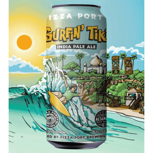 Pizza Port Surfin Tiki IPA (Altamontコラボ) (473ml) / サーフィン ティキ