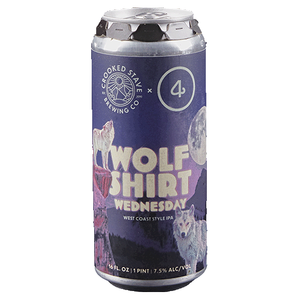 Crooked Stave Wolf Shirt Wednesday West Coast IPA (473ml) / ウォルフ シャツ ウェンズデー