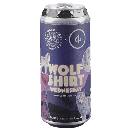 Crooked Stave Wolf Shirt Wednesday West Coast IPA (473ml) / ウォルフ シャツ ウェンズデー